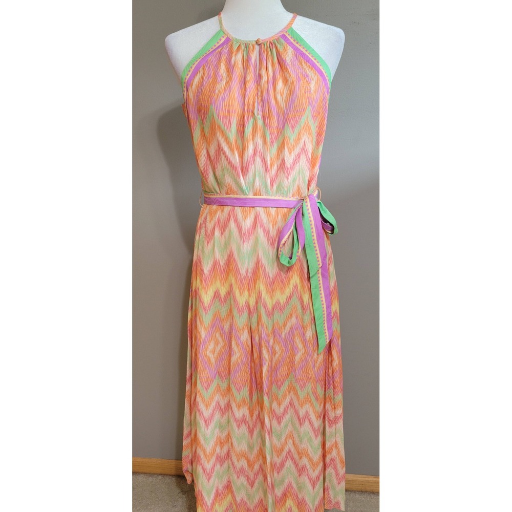 Current Air Chevron Zigzag Maxi Dress